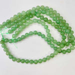 Green Aventurine  Crystal Round Bead Strand 15.5 inch