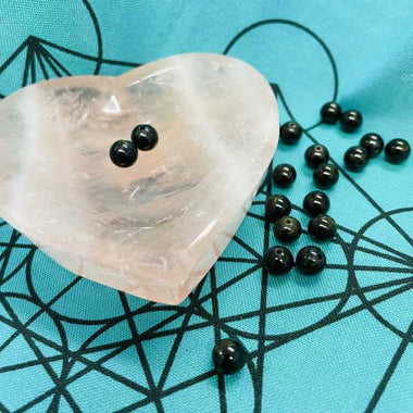 Epidote Round Crystal Beads 6mm (2pcs)