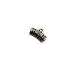 925 Sterling Silver  Tube Bead - 1pc