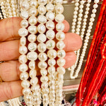 Freshwater Button Pearl 6mm -15.5"inches Strand