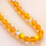 Multi Colour Mystic Aura Quartz Loose Beads Gemstone 8mm