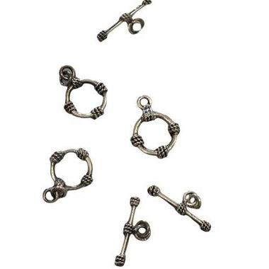 925 Sterling Silver - Toggle Clasp 1pair