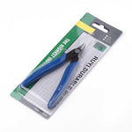 Carbon Steel Jewelry Pliers for Jewelry Making Supplies, Flush Cutter, Shear, Polishing, Medium Blue