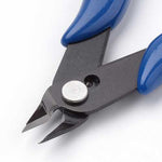 Carbon Steel Jewelry Pliers for Jewelry Making Supplies, Flush Cutter, Shear, Polishing, Medium Blue
