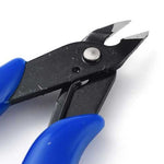 Carbon Steel Jewelry Pliers for Jewelry Making Supplies, Flush Cutter, Shear, Polishing, Medium Blue