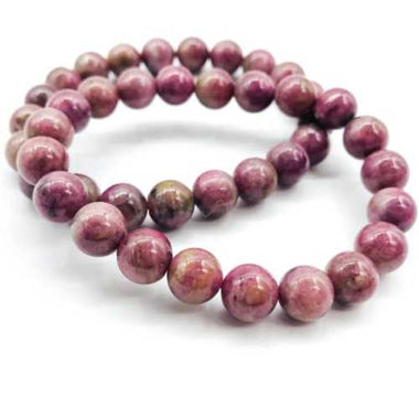 RARE Pink Watermelon Tourmaline Crystal Gemstone Bracelet size 8mm
