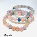 Morganite Gemstone Bracelet size 8mm