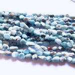 GENUINE LARIMAR Potato Nugget Gemstones Beads 6*8mm -15 Inches Strand