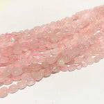 Authentic Rose Quartz Potato Tumbled Nugget Gemstones Bead 12-10mm -15.5" Strand