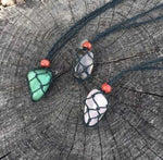 YELLOW    - Eco-Friendly 100% Linen Cord Interchangable / Adjustable Macrame Crystal Pendant Pouch Net -