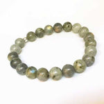 Grey Moonstone Gemstone Bracelet size 8mm