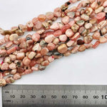 GENUINE Rhodochrosite Potato Nugget Gemstones Beads 6*8mm -15 Inches Strand