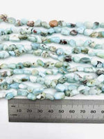 GENUINE LARIMAR Potato Nugget Gemstones Beads 6*8mm -15 Inches Strand