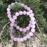 SUPER SPECIAL! Rose Quartz Crystal Gemstone Bracelet size 8mm