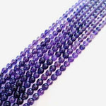 Authentic Best Quality Amethyst Round Beads 4mm 15.5 inches Strand