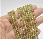 Authentic Green Garnet -Tsarvorite Faceted Round Gemstones Beads 4mm -15.5" Strand