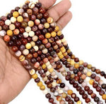 Mookaite Crystal Round Gemstone Beads 6mm
