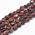 Authentic Best Quality Red Tiger Eye Tumbled Nugget Gemstone Beads 6-8mm - 15.5" Strand