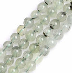 Prehnite (Grape Stone) Round Gemstone Beads - 15.5" Strand | Embrace Calmness and Inner Guidance
