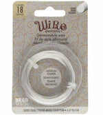 The Bead Smith Wire Elements - German Style Wire - Silver 18 Gauge