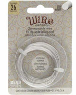The Bead Smith Wire Elements - German Style Wire - Silver 26 Gauge