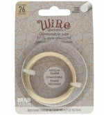 The Bead Smith Wire Elements - German Style Wire - Gold 26 Gauge