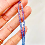 “AAA” High Quality Tanzanite Crystal Nugget Gemstones Beads 3.5mm - 15.5" Strand - Beadsy Beads
