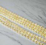 “AAA” Natural Freshwater Pearls Beads Potato 4 mm - 15.5"inches Strand White - Beadsy Beads