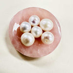 “AAA” Natural Freshwater Pearls Round Beads 12mm (each) | Elegance and Purity in White - Beadsy Beads