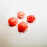 'AAA' Non Dyed Natural Coral Flower Bead 10mm | 4pcs - Beadsy Beads
