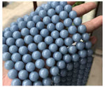Authentic Angelite / Celestite Gemstone Beads Choose Size - 15.5in Strand