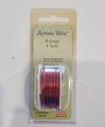 Artistic Wire Non Tarnish (Red) - 18 Gauge - Beadsy Beads