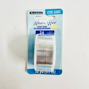 Artistic Wire Silver Plated - 24 Gauge - Beadsy Beads