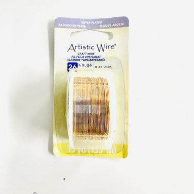 Artistic Wire - Silver Plated - 26 Gauge - Beadsy Beads