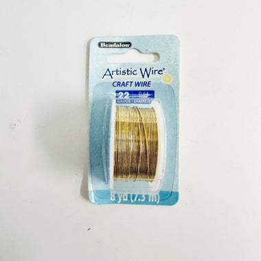 Artistic Wire - Tarnish Resistant Brass - 22 Gauge - Beadsy Beads