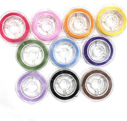 Assorted Crystal String Elastic - 100m – Beadsy Beads
