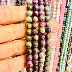 Atlantasite Stichtite Crystal Round Gemstones Beads 6mm - 15.5" Strand - Beadsy Beads