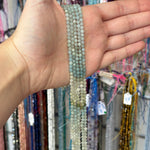 Authentic “AAA” Quality Mix Amazonite Crystal Faceted Beads Round 4mm- 15.5in Strand - Beadsy Beads