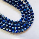Authentic Best Quality Lapis Lazuli - Loose Gemstone Beads - 15.5 inches - Beadsy Beads