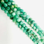 Authentic Emerald Faceted Round Crystal Gemstones Beads 5mm - 15.5" Strand - Beadsy Beads