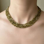 Authentic Green Garnet Faceted Round Gemstones Beads 3mm - 15.5" Strand - Beadsy Beads