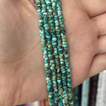 Authentic Hubei Turquoise Crystal Chip Beads 2 - 3mm - 15.5" Strand - Beadsy Beads