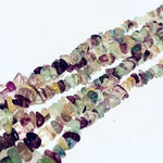 Authentic Rainbow Fluorite Chips Gemstones Beads 85cm - Beadsy Beads