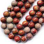 Authentic RARE! NORENA Jasper Gemstones Beads Round 8mm - 15 pcs - Beadsy Beads