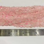 Authentic Rose Quartz Potato Tumbled Nugget Gemstones Bead 8 - 10mm - 15.5" Strand - Beadsy Beads