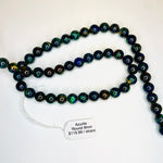 Azurite Round Crystal 8mm Bead 15.5 inch strand - Beadsy Beads