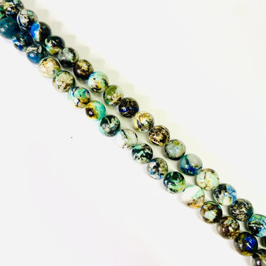 Barite Round 6mm Crystal Bead Strand 15.5'' - Beadsy Beads
