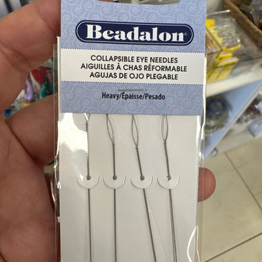 Beadalon Collapsible Eye Beading Needles, Seed Bead Needle 6.4cm - Beadsy Beads