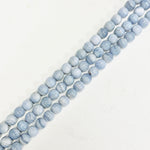 Blue Lace Agate Crystal Gemstone Beads round choose size | 15.5'' Strand - Beadsy Beads