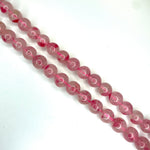 Cherry Blossom Rhodonite Round Beads - 15.5 Inches Strand - Beadsy Beads
